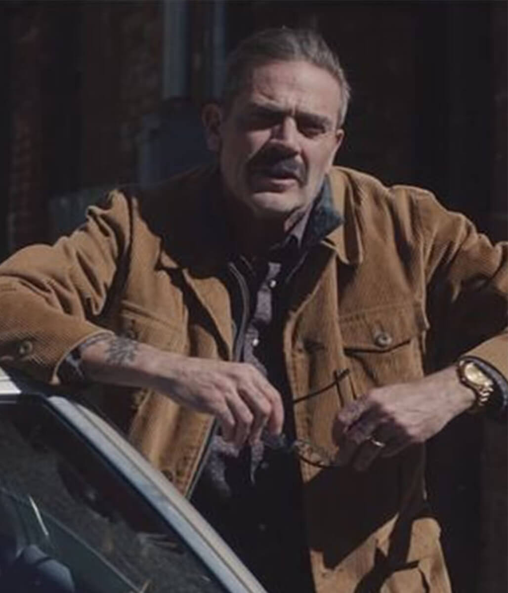 Jeffrey Dean Morgan Neighborhood Watch 2025 Corduroy Coat