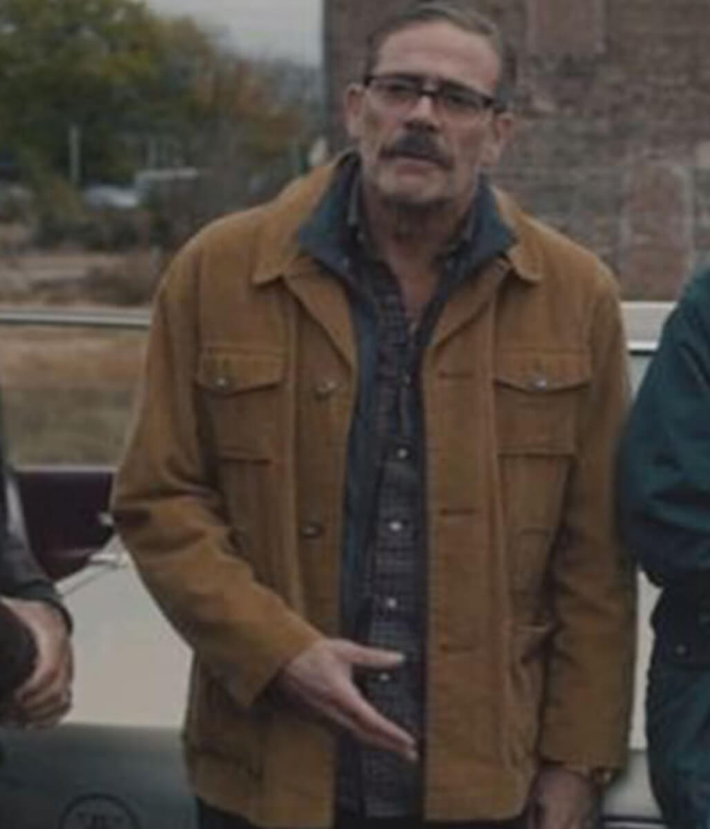 Jeffrey Dean Morgan Neighborhood Watch 2025 Corduroy Coat