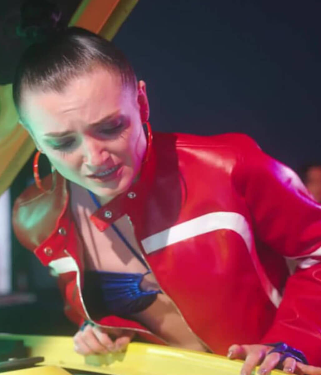 Jenna Gilmer Fuel to Our Fire 2025 Cropped Leather Jacket