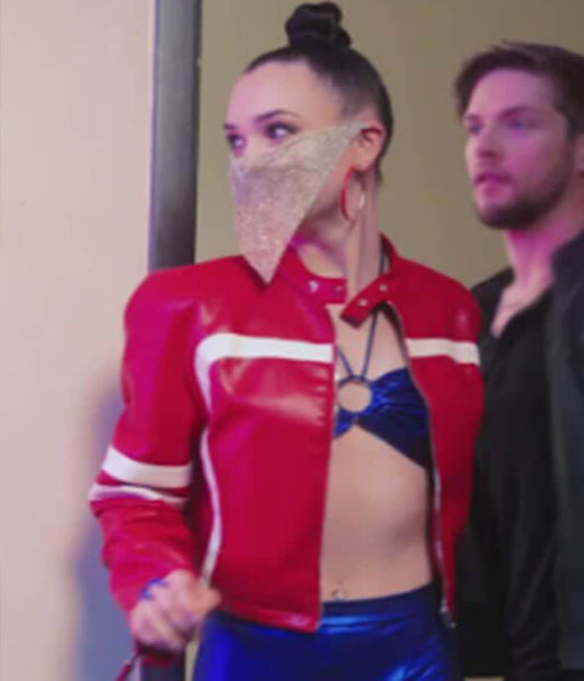 Jenna Gilmer Fuel to Our Fire 2025 Cropped Leather Jacket