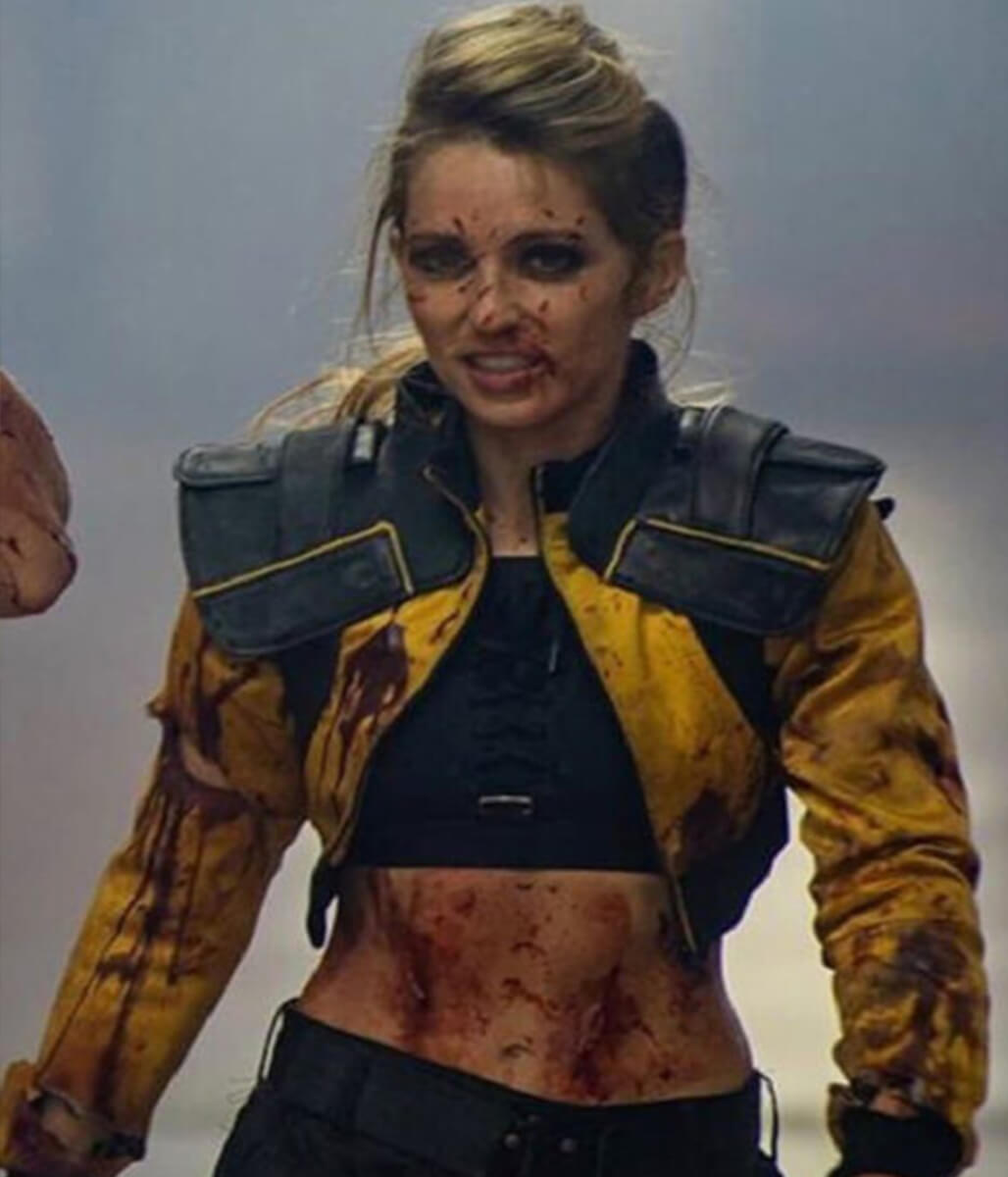 Jessica Rothe Boy Kills World 2023 June 27 Cropped Jacket