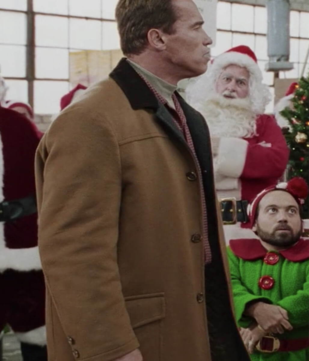 Jingle All the Way Arnold Schwarzenegger Wool Coat