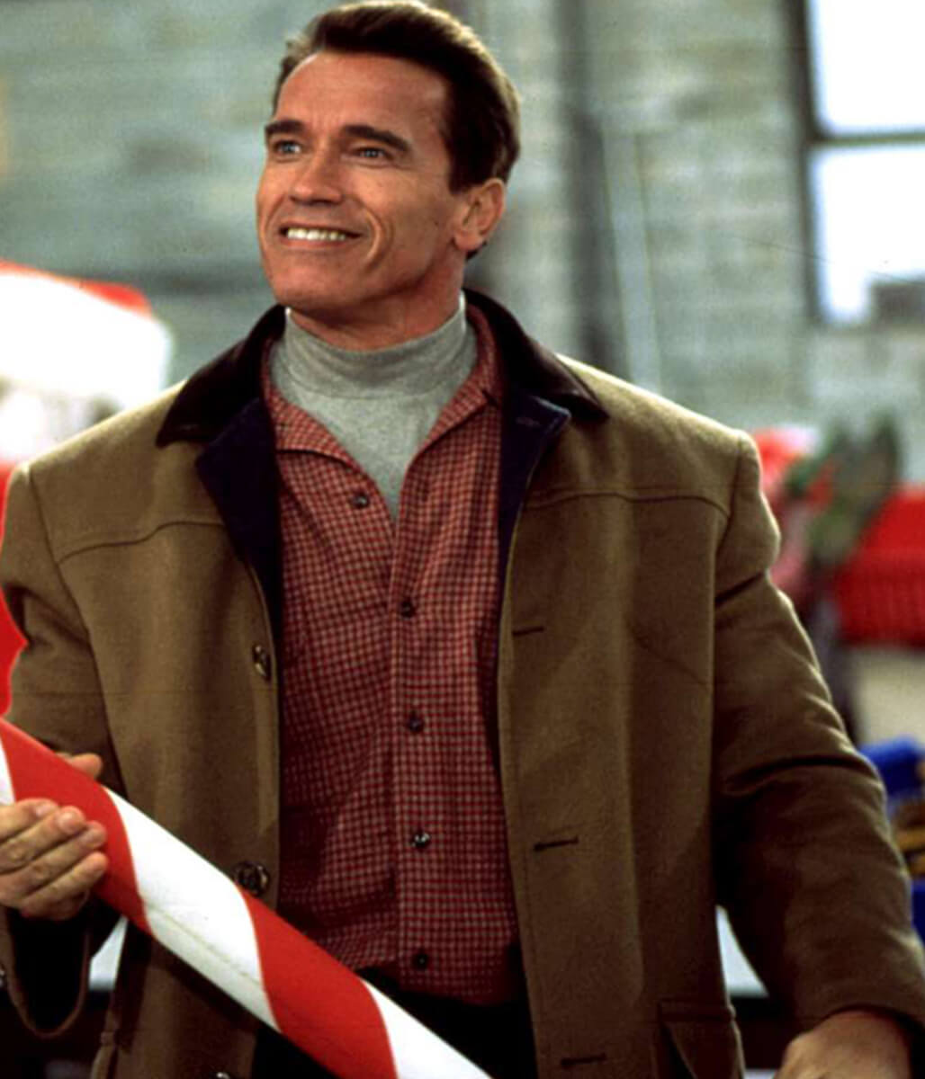 Jingle All the Way Arnold Schwarzenegger Wool Coat