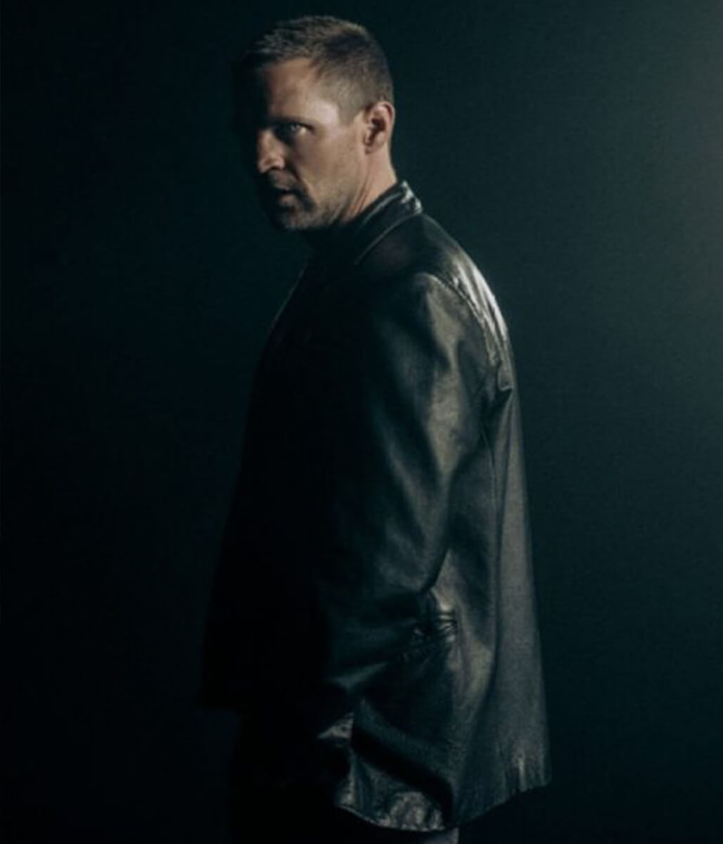 Jo Nesbo’s Detective Hole 2026 Tobias Santelmann Leather Coat