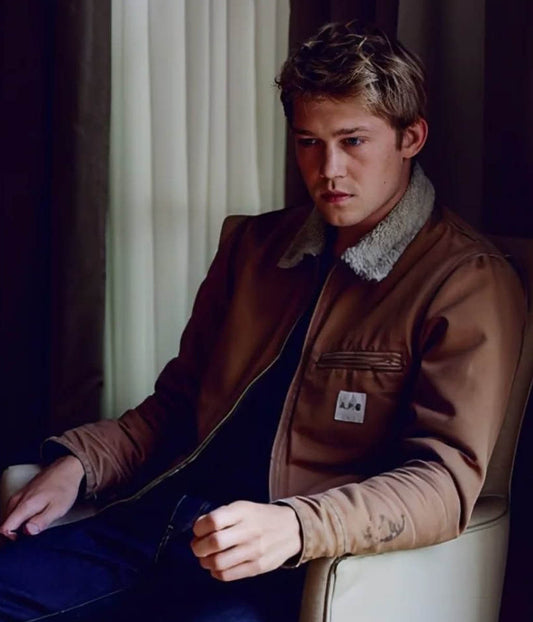 Joe Alwyn Brown Cotton Jacket
