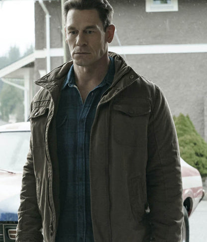 John Cena Peacemaker Brown Cotton Jacket