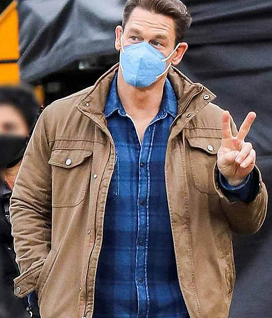 John Cena Peacemaker Brown Cotton Jacket