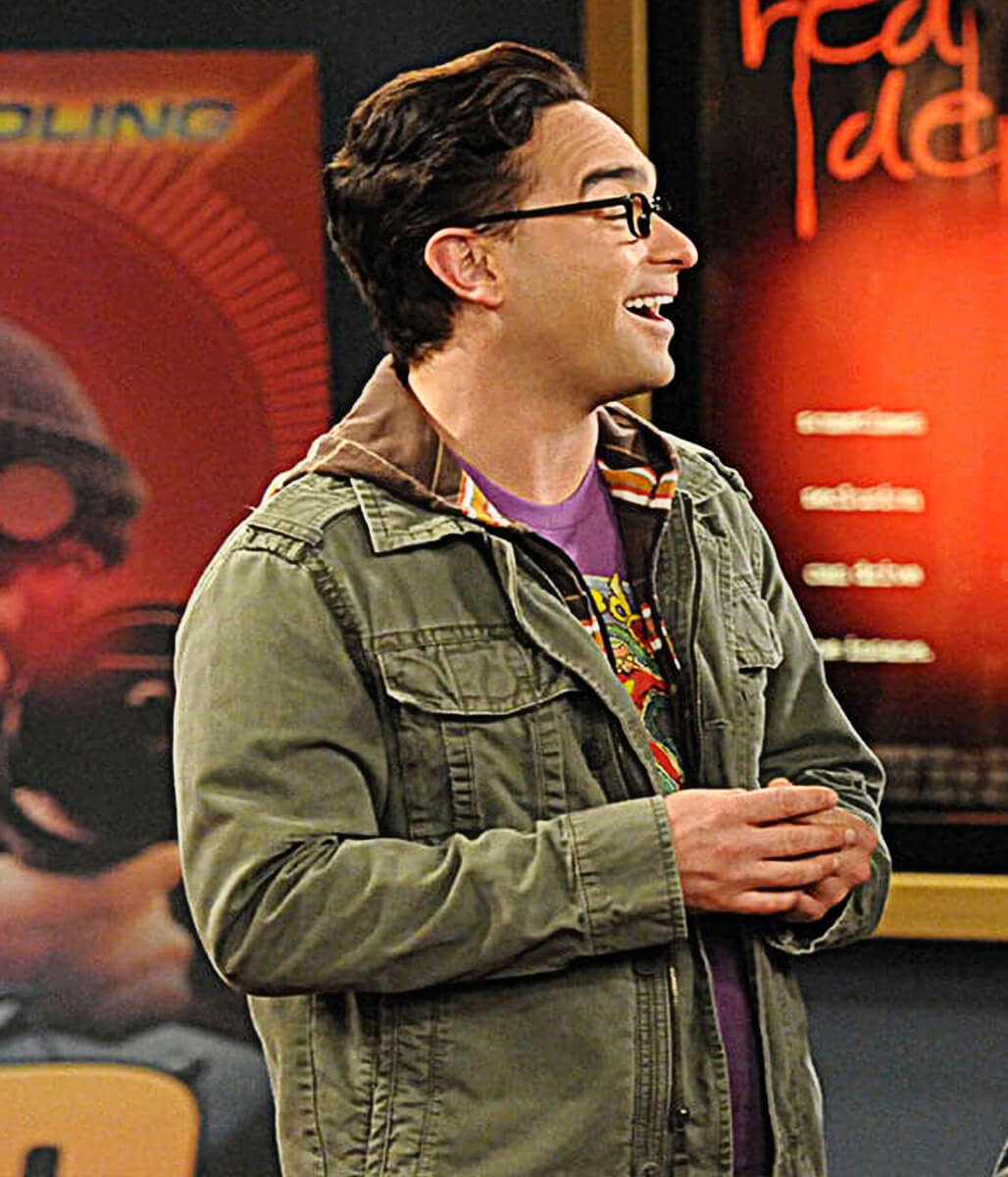 Johnny Galecki Big Bang Theory S01 Green Cotton Jacket