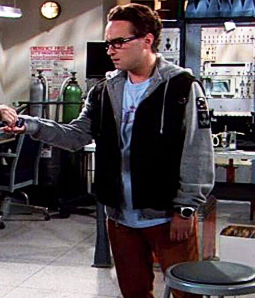 Johnny Galecki Big Bang Theory S02 Black Cotton Vest