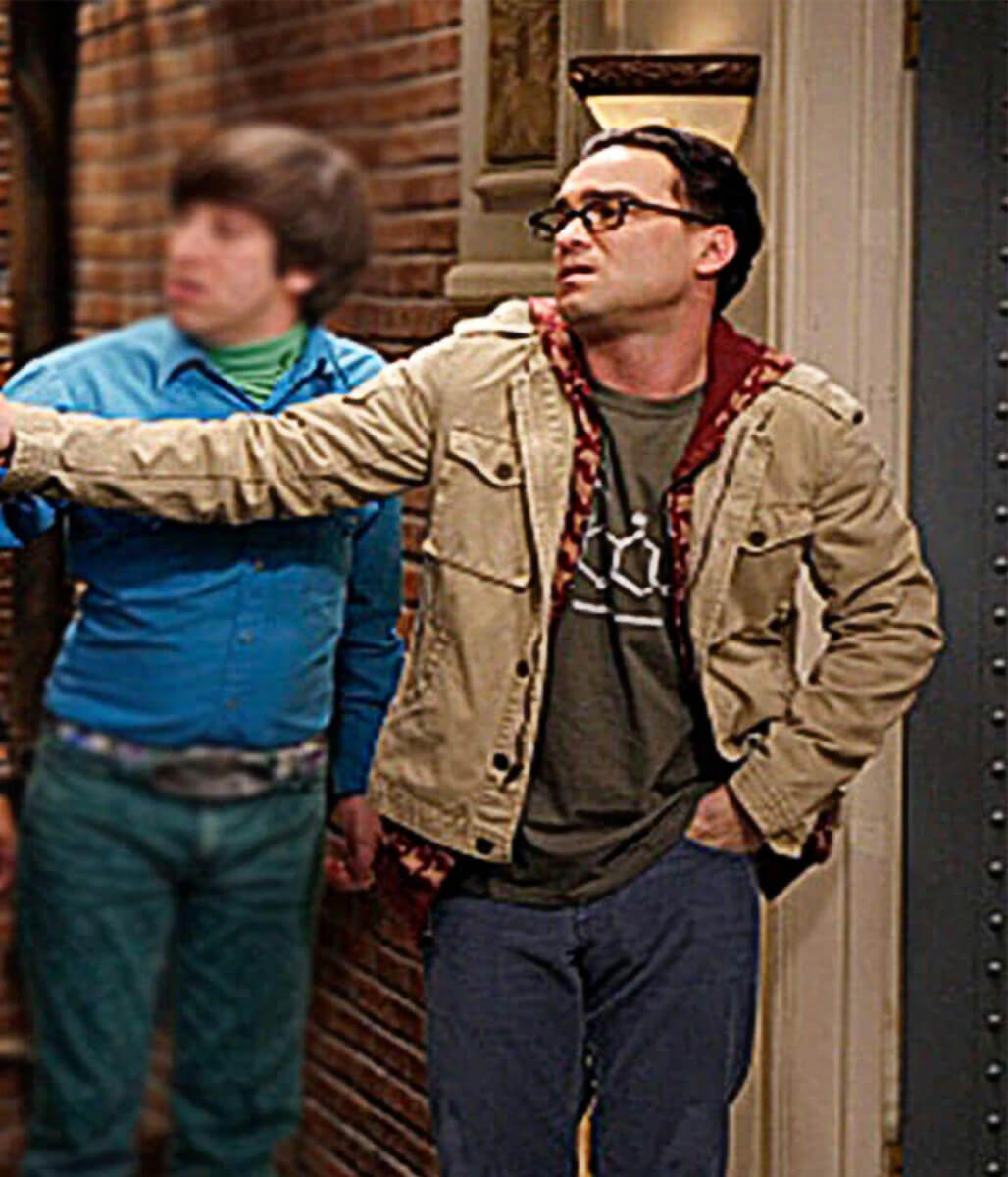 Johnny Galecki Big Bang Theory S07 Cream Cotton Jacket