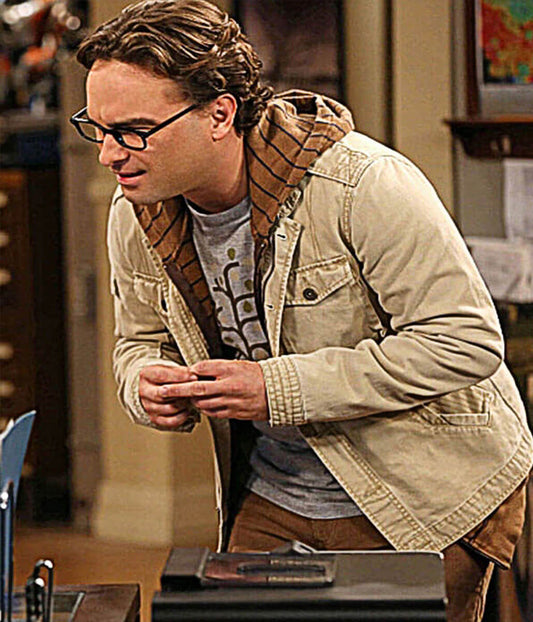 Johnny Galecki Big Bang Theory S07 Cream Cotton Jacket