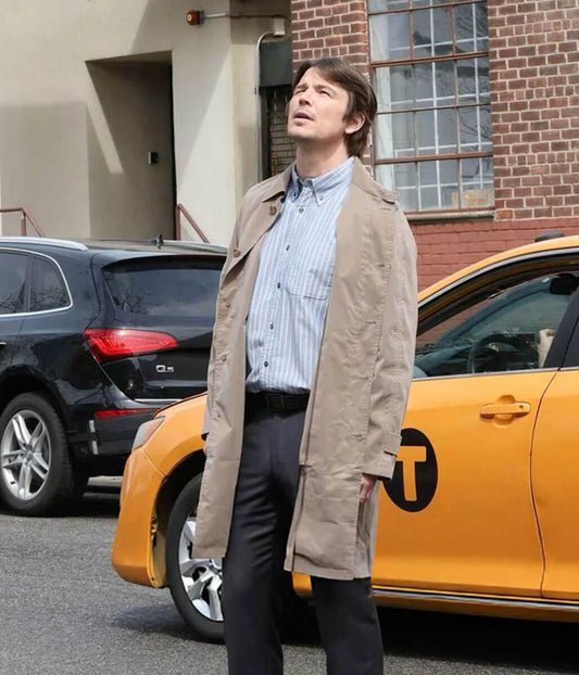 Josh Hartnett Beige Cotton Trench Coat