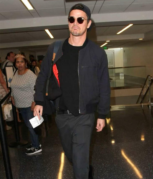 Josh Hartnett Black Suede Leather Jacket