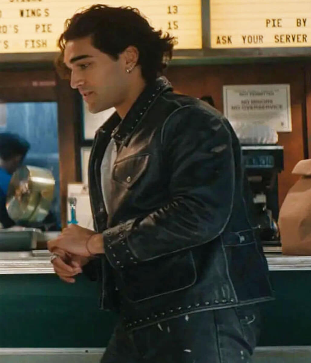 Josh Heuston Off Campus S01 Black Leather Jacket
