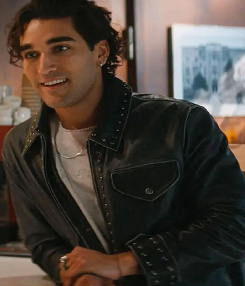 Josh Heuston Off Campus S01 Black Leather Jacket