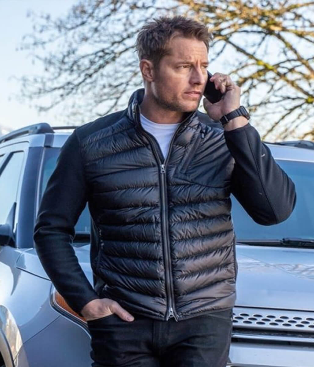 Justin Hartley Tracker S2 Black Puffer Jacket