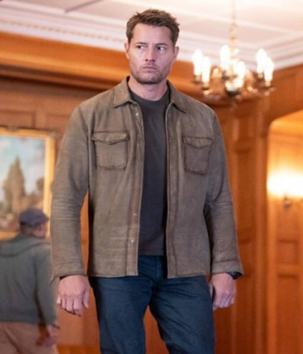 Justin Hartley Tracker S3 Brown Suede Jacket