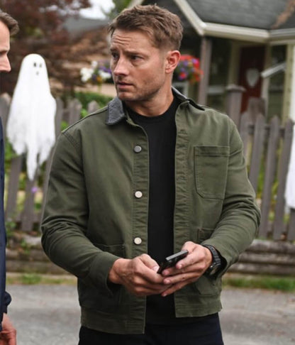 Justin Hartley Tracker S3 Colter Shaw Cotton Jacket