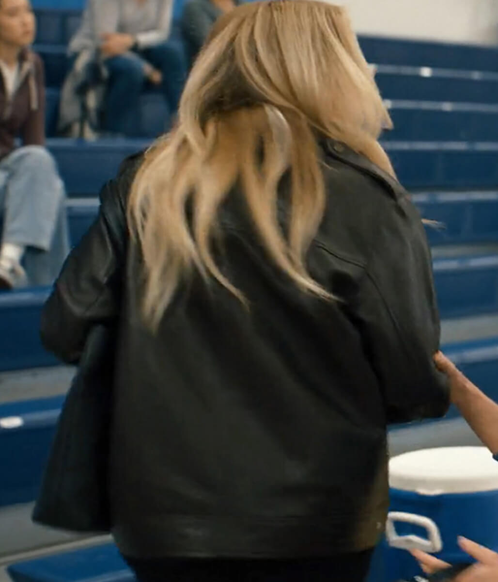 Justine Lupe Nobody Wants This Black Leather Jacket