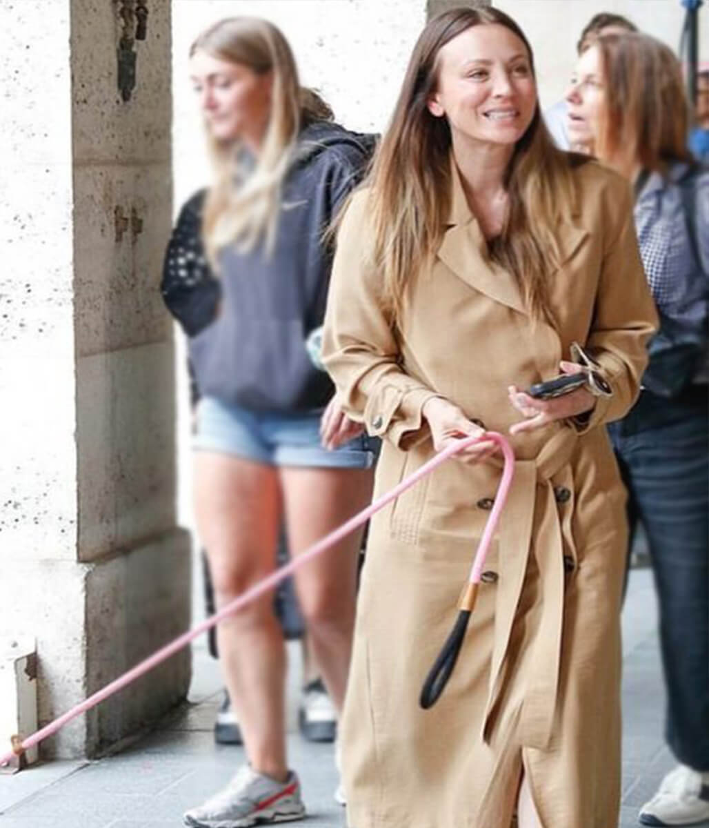 Kaley Cuoco Vanished 2026 Alice Monroe Cotton Coat