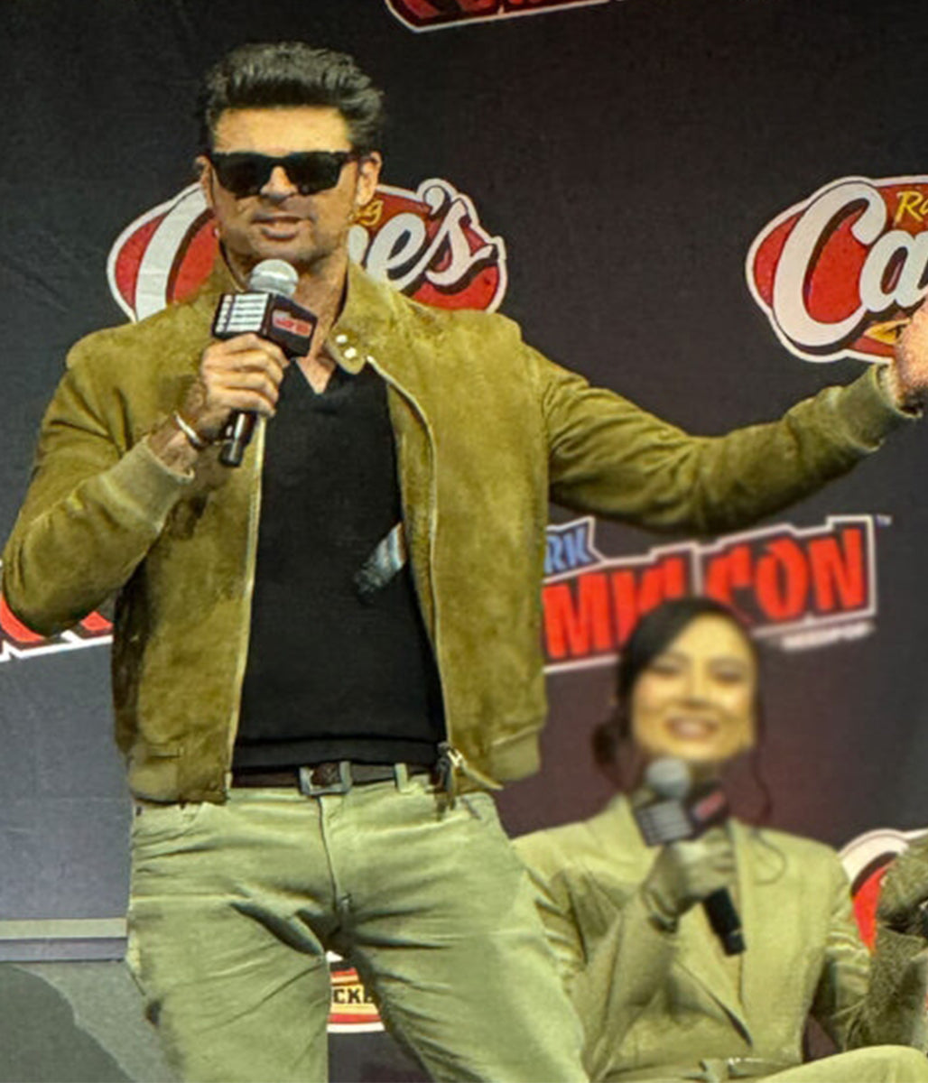 Karl Urban Mortal Kombat II Movie Event Suede Leather Jacket