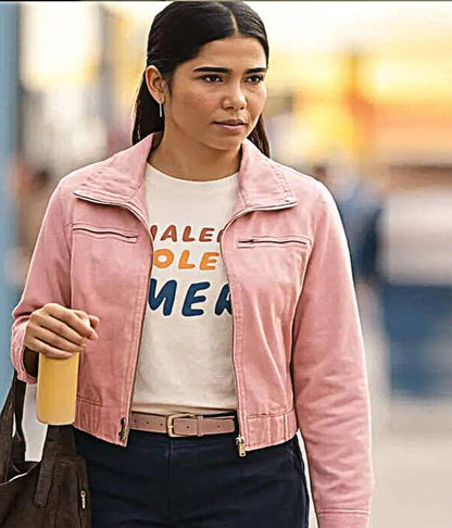 Kartiah Vergara All Her Fault S01 Pink Cotton Jacket