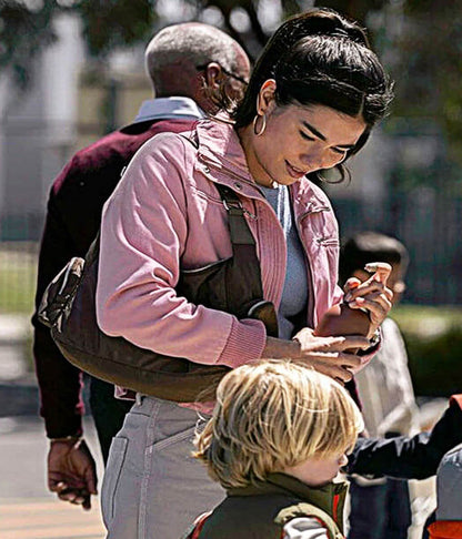 Kartiah Vergara All Her Fault S01 Pink Cotton Jacket