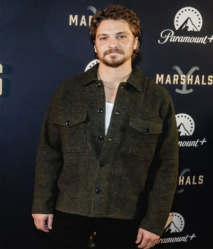 Kayce Dutton Marshals 2026 Brown Wool Jacket