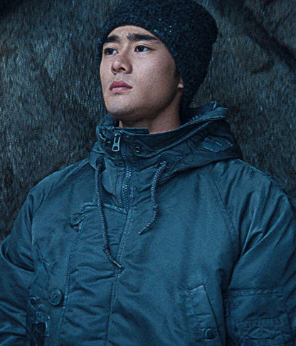 Kentaro Randa Monarch Legacy Of Monsters Grey Puffer Jacket