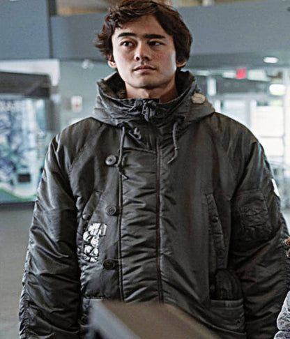 Kentaro Randa Monarch Legacy Of Monsters Grey Puffer Jacket