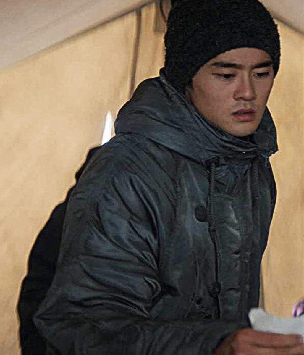 Kentaro Randa Monarch Legacy Of Monsters Grey Puffer Jacket