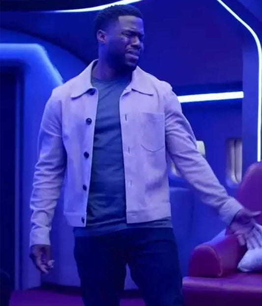 Kevin Hart Lift 2024 Cotton Beige Jacket