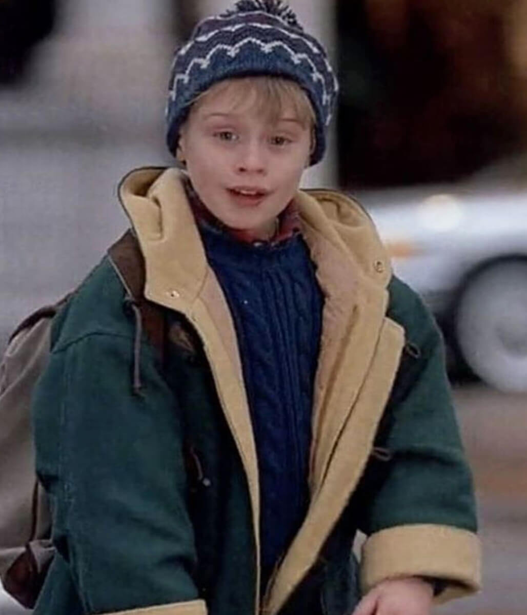 Kevin Home Alone Green Wool Coat