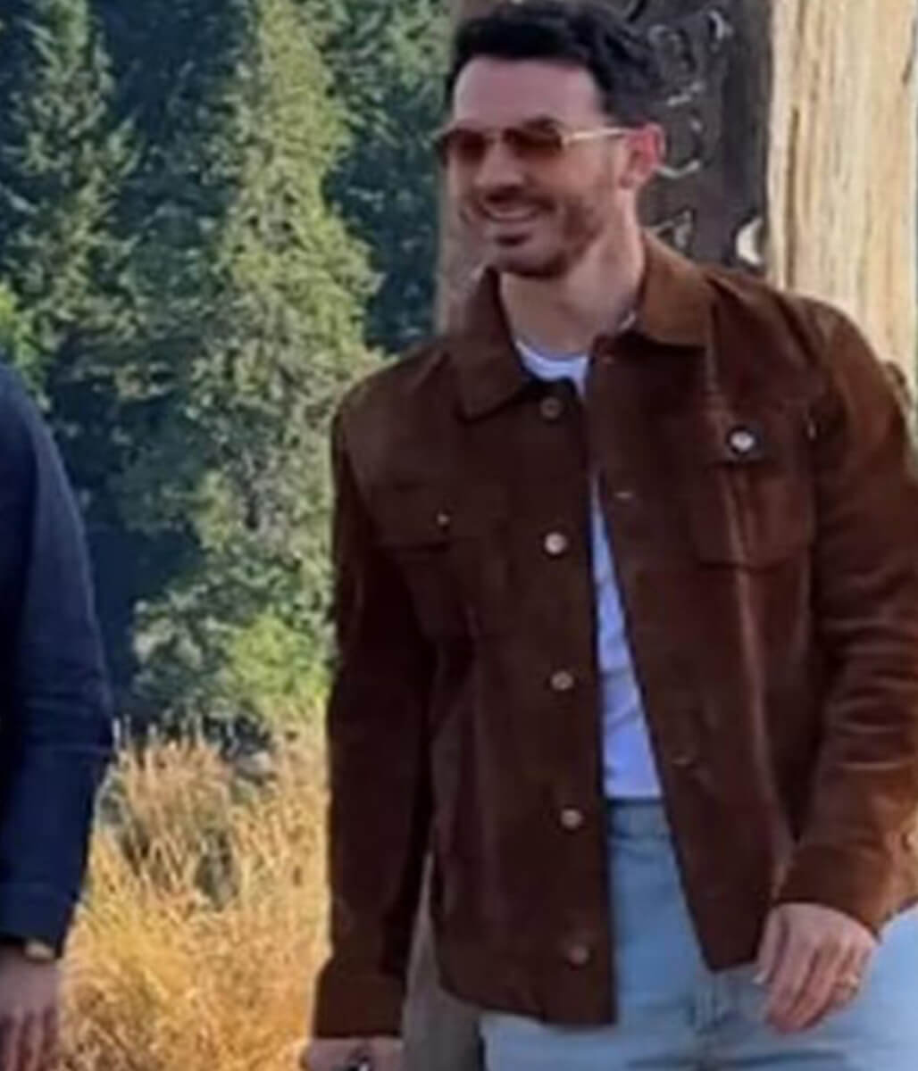 Kevin Jonas Camp Rock 3 2026 Brown Suede Leather Jacket