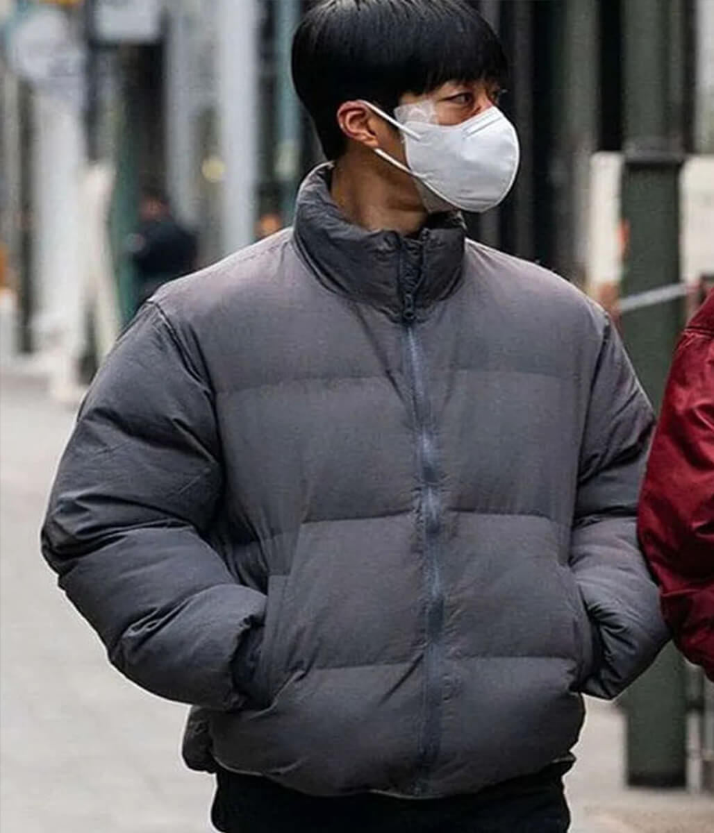 Kim Geon Woo Bloodhounds S01 Grey Puffer Jacket