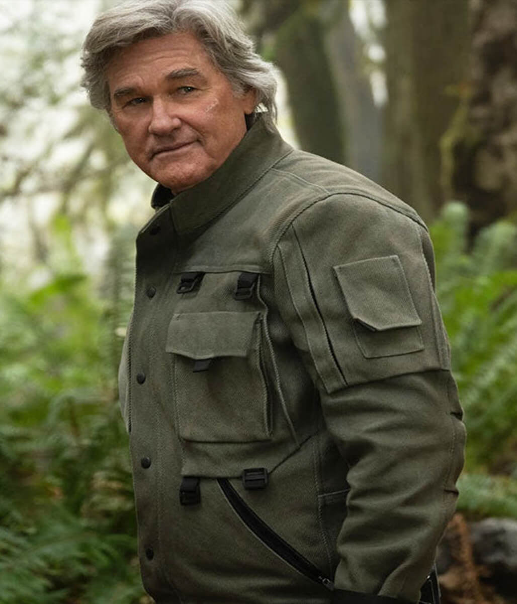 Kurt Russell Monarch Legacy Of Monsters Grey Cotton Jacket