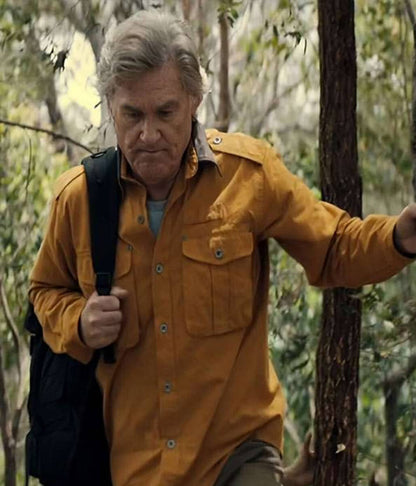 Kurt Russell Monarch Legacy of Monsters Mustard Cotton Jacket