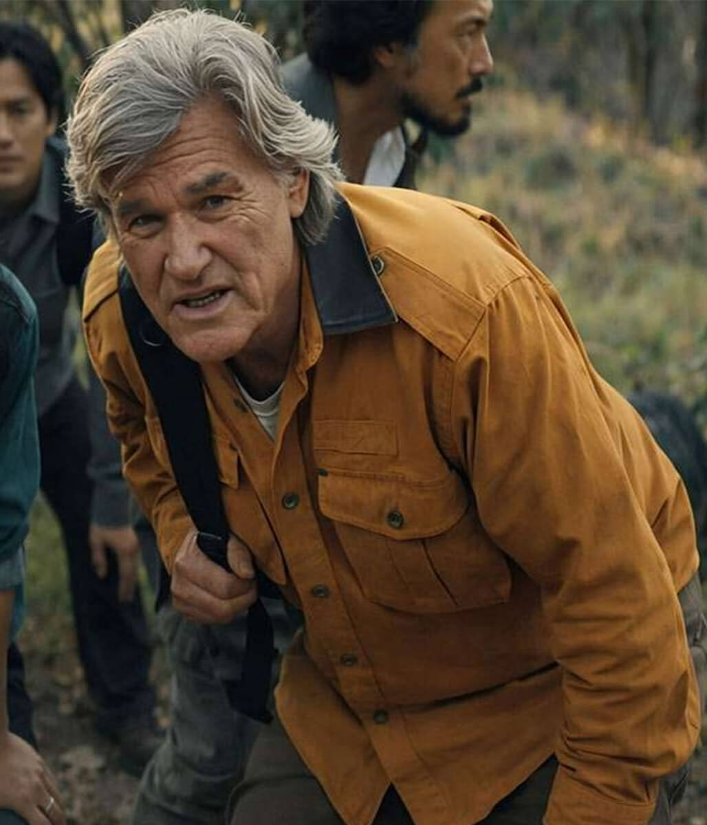 Kurt Russell Monarch Legacy of Monsters Mustard Cotton Jacket
