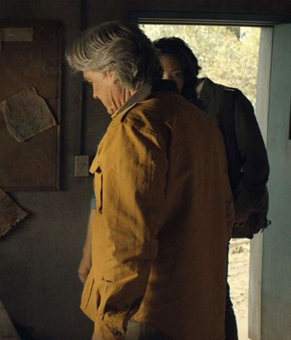 Kurt Russell Monarch Legacy of Monsters Mustard Cotton Jacket