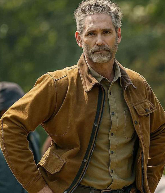 Kyle Turner Untamed Cotton Brown Jacket