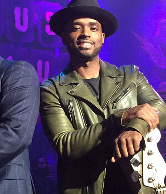 Larenz Tate Girls Trip Green Leather Jacket