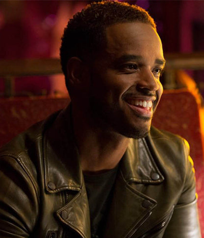 Larenz Tate Girls Trip Green Leather Jacket