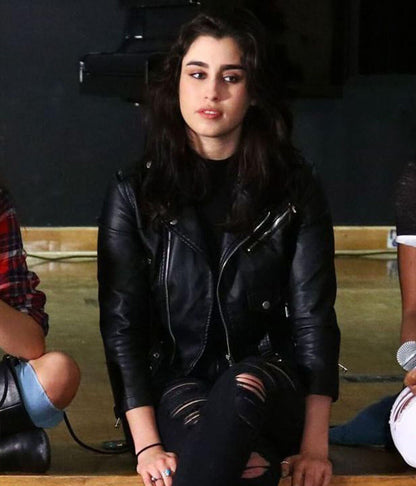 Lauren Jauregui Black Leather Jacket