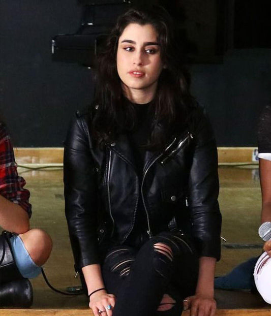 Lauren Jauregui Black Leather Jacket