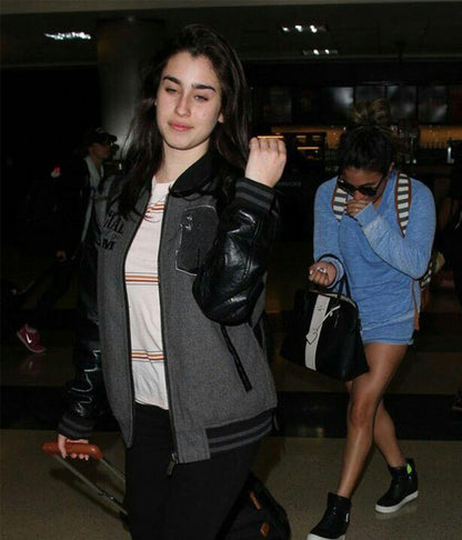 Lauren Jauregui Black Varsity Jacket