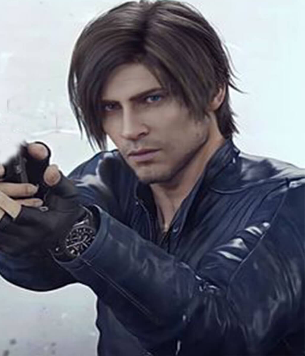 Leon Kennedy Death Island Blue Jacket