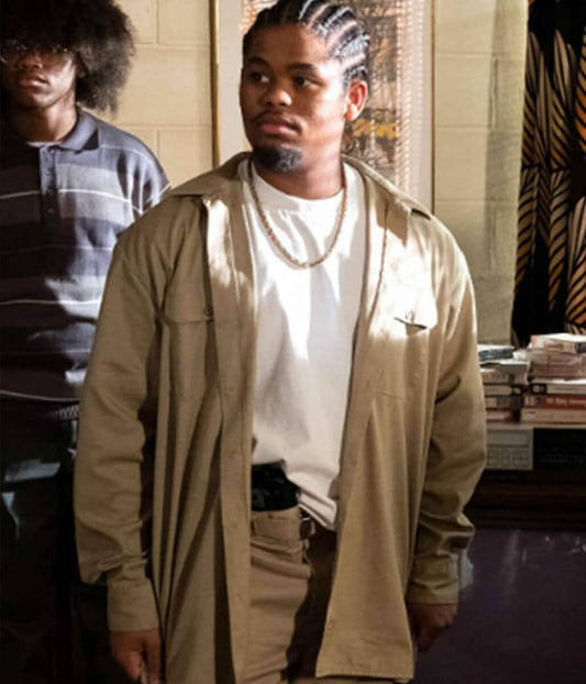 Leon Simmons Snowfall Beige Cotton Jacket