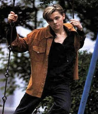 Leonardo DiCaprio Brown Suede Leather Jacket