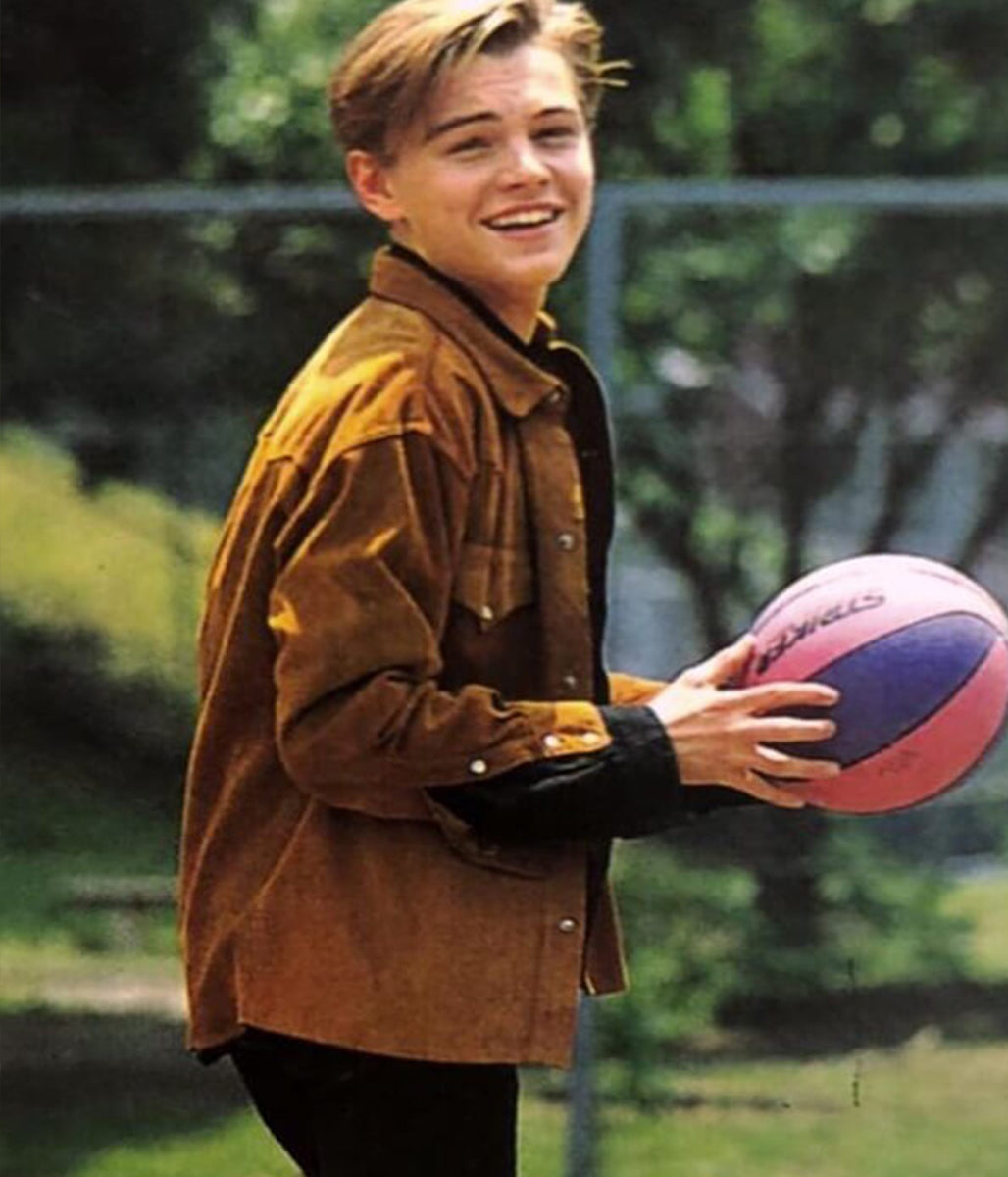 Leonardo DiCaprio Brown Suede Leather Jacket