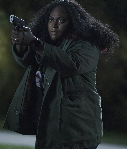 Leota Adebayo Peacemaker Green Cotton Jacket